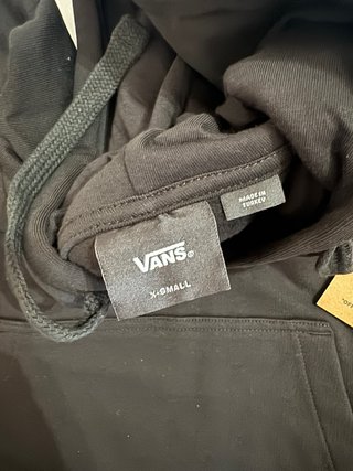 Sudadera Vans Negra con Logo Multicolor