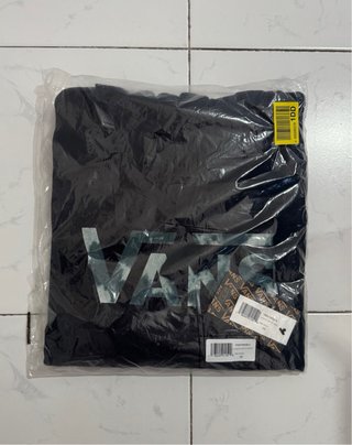 Sudadera Vans Negra con Logo Multicolor