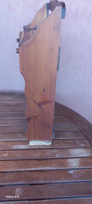 Porta rotolo cucina legno e metallo