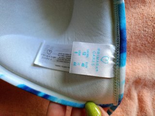 Costume da bagno donna blu e bianco
