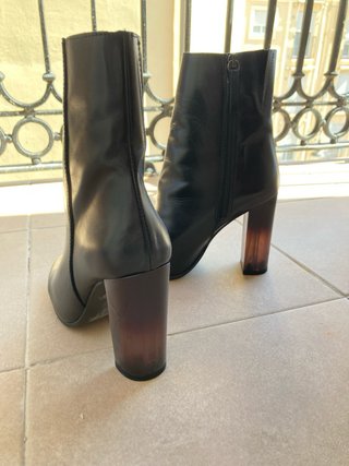 Botinas de piel negras OFFICE talla 37