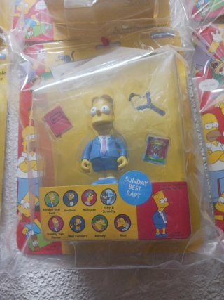 Figuras Playmates Simpsons en Blister mas de 80