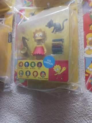 Figuras Playmates Simpsons en Blister mas de 80