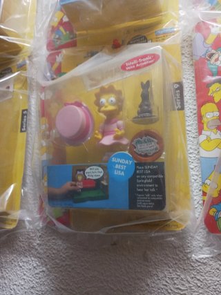 Figuras Playmates Simpsons en Blister mas de 80