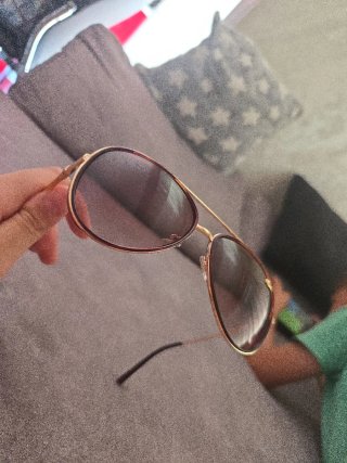 Gafas Lacoste Marrones Vintage Doradas ORIGINAL