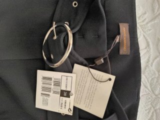 2 Pantalones mujer negro y azul marino a estrenar