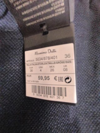 2 Pantalones mujer negro y azul marino a estrenar