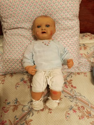 Muñeco antiguo principios siglo XX