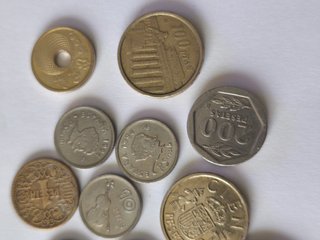 Lote monedas antiguas España