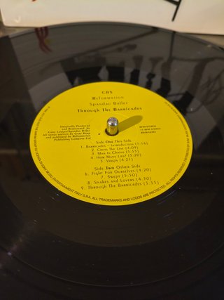 Spandau Ballet - Through The Barricades LP