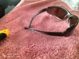 Gafas de sol estilo aviador gris crista celeste
