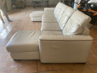 Sofá Natuzzi Piel Beige