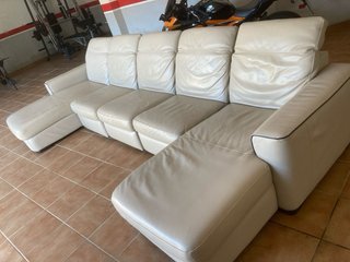 Sofá Natuzzi Piel Beige