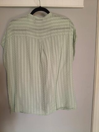 Camisa Mango Verde Agua Talla L