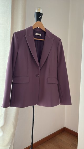 Completo ufficio donna viola