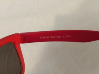REGALO FUNDA Gafas de sol fucsia oscuro niña
