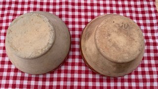 Antiguos cuencos de gres