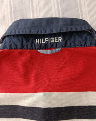 Polo Tommy Hilfiger Talla L Rayas