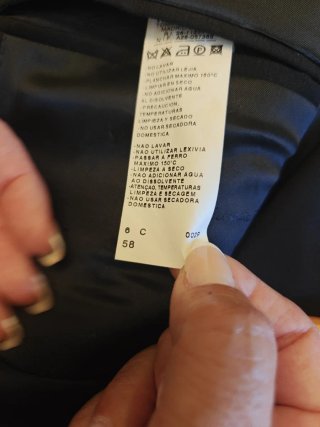 Traje de chaqueta negro