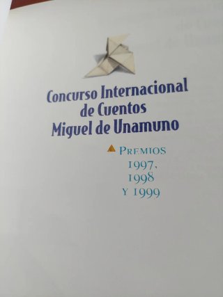 Concurso internacional de cuentos Miguel  Unamuno