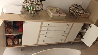 MUEBLES COMEDOR DE GRAN CAPACIDAD