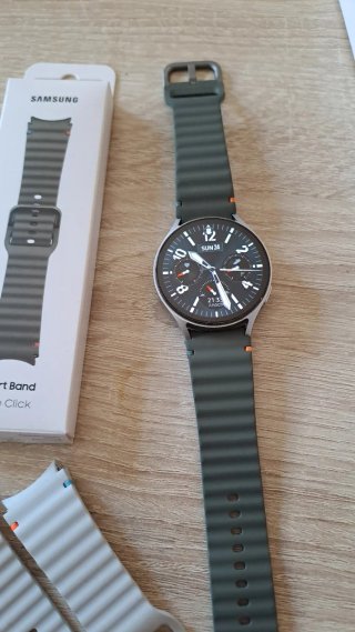 Samsung Galaxy Watch7 44mm Plata y Correa Verde