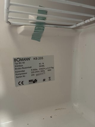 Mini frigorifero con congelatore piccolo Bomann 48l