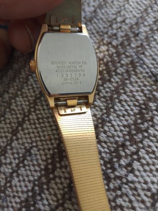 Reloj Citizen Bañado en Oro