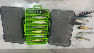 Caja con 14 señuelos pesca Curricán nuevos