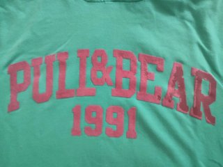 Sudadera Pull&Bear 1991 Verde Rosa