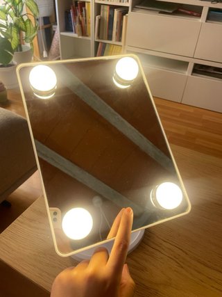 Espejo Tocador Portátil con Luces LED