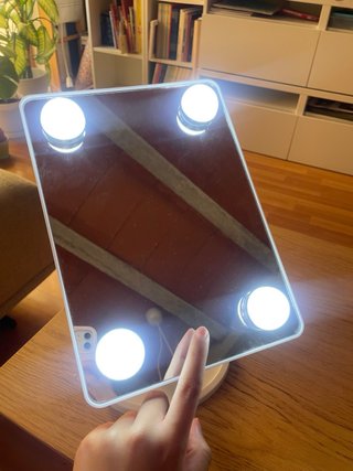 Espejo Tocador Portátil con Luces LED