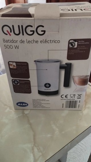 Batidor de leche eléctrico QUIGG 500W