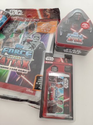 Lote cromos Topps Star Wars Force Attax