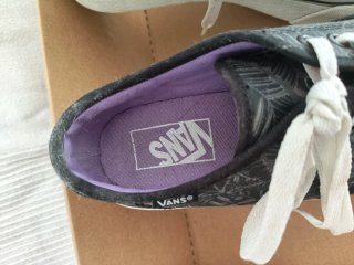 Zapatillas Vans Negras con Estampado