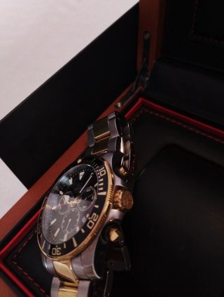 Reloj Jaguar Suizo Dorado y Plateado