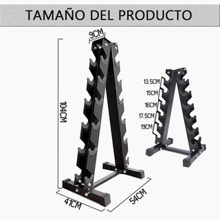 Soporte Mancuernas Vertical 6 Niveles Nuevo