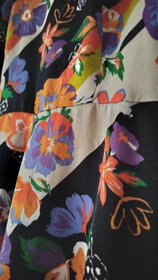 Abito lungo Zara fantasia floreale