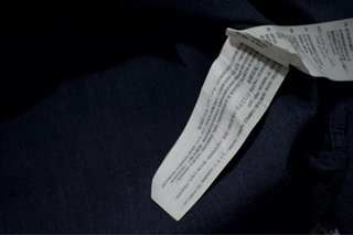 Camisa Hollister Slim Fit Azul de Manga Larga