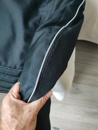 Chaqueta Moto Hombre KUM Negra