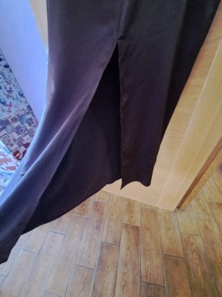 Vestido Marrón Satinado Tendencia