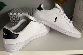 Zapatillas Polo Ralph Lauren Blancas y Negras (43)