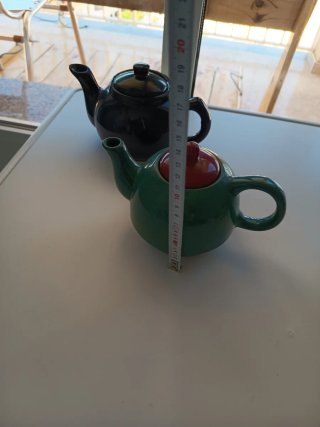 Set di 2 teiere in porcellana