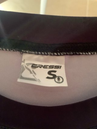 Licra Cressi Negra Talla S UV 50+