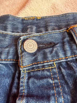 Levi's 501 Jeans Vintage Rectos Azul