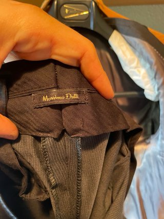 Traje gris de hombre