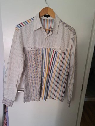 REBAJADOS P&H azul marino con ribete blanco