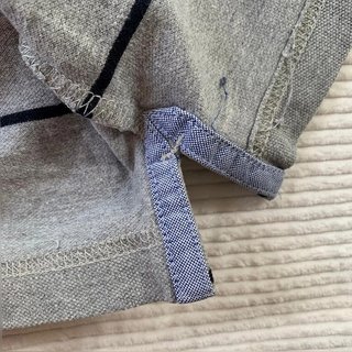 Polo Tommy Hilfiger gris rayas hombre XXL original
