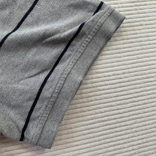 Polo Tommy Hilfiger gris rayas hombre XXL original