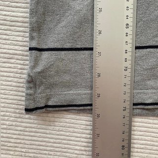 Polo Tommy Hilfiger gris rayas hombre XXL original
